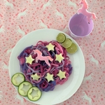 Finish product - unicorn noodles